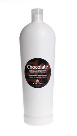 KALLOS_Chocolate Full Repair Shampoo regenerujący szampon czekoladowy do włosów suchych i łamiących się 1000ml