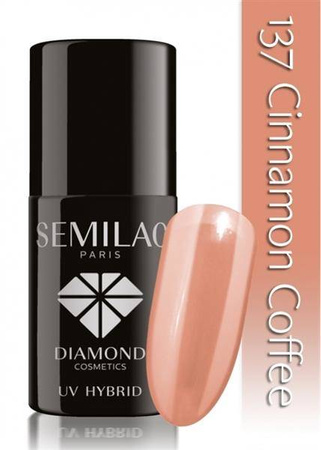 Semilac lakier hybrydowy 137 Cinnamon Coffee 7ml