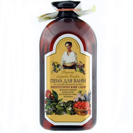 Energetyzująca piana do kąpieli na bazie mydlnicy lekarskiej 500ml