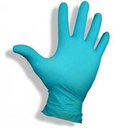 RĘKAWICZKI NITRYLOWE - BEZPUDROWE rozmiar M 100 szt
