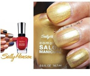 Sally Hansen Lakier Salon Complete Manicure Goldie Frocks