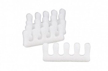 Separatory białe piankowe - 10 par