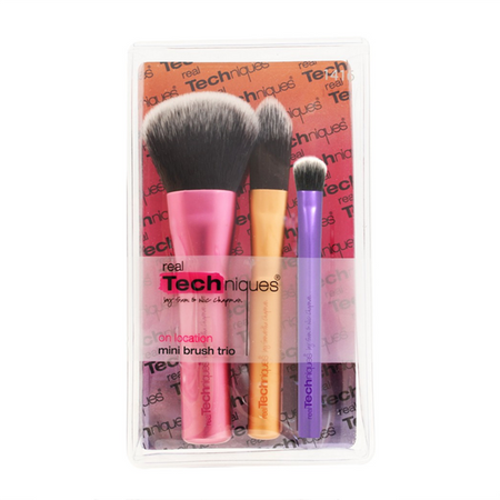 Real Techniques Mini Brush Trio Zestaw 3 Mini Pędzli