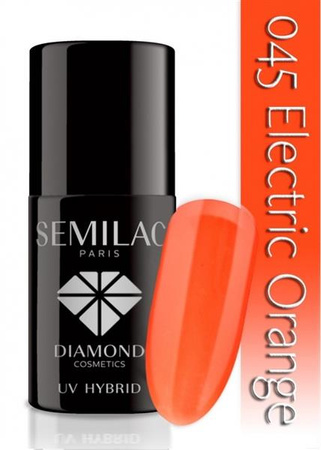 Semilac Lakier Hybrydowy 045 Electric Orange 7ml