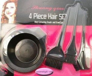 Zestaw do farbowania włosów 4 częściowy