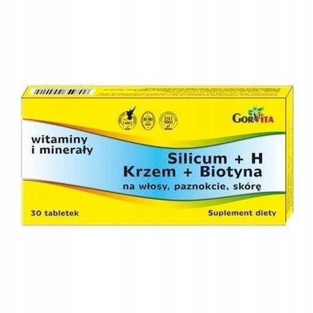 Silicum + H krzem i biotyna suplement diety 30 tabletek