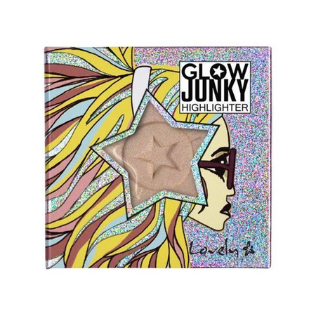 Glow Junky Highlighter rozświetlacz do twarzy 1 Caramel 9g