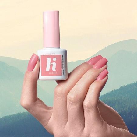 Lakier hybrydowy hi hybrid 5 ml Pink Marble #218 