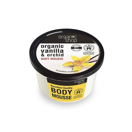 Organic Vanilla & Orchid Body Mousse mus do ciała burbońska wanilia i orchidea 250ml