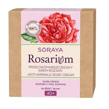 Rosarium 40+ przeciwzmarszczkowy krem różany do twarzy na dzień/na noc 50ml