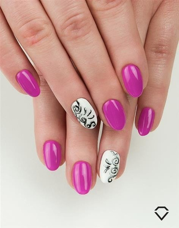 SEMILAC Lakier hybrydowy  520 Clear Amarant 7ml