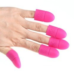 Nakładki silikonowe do usuwania lakieru hybrydowego 5 sztuk