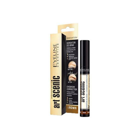 Art Scenic Eyebrow Corrector 3w1 korektor do brwi Brown 10ml