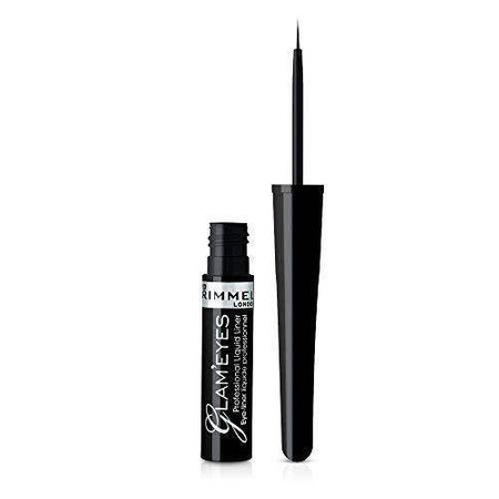 Glam'eyes Professional eyeliner w płynie 001 Glamour Black 3.5ml