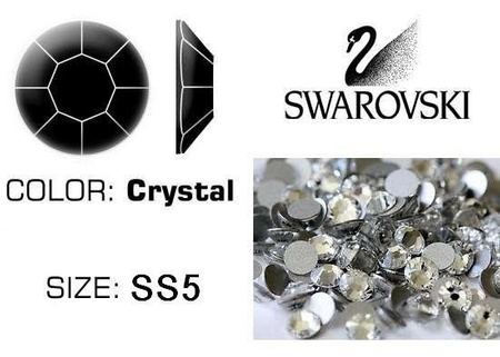 Cyrkonie Swarovski Oryginalne Crystal SS5 50 szt Jedyne oryginalne z certyfikatem