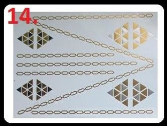 Belcore Tatuaż Metaliczny wzór : 14