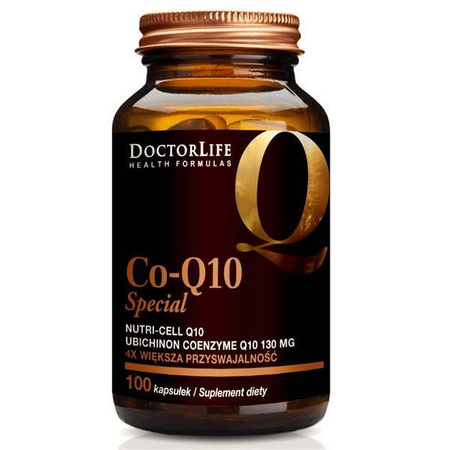 Co-Q10 Special koenzym Q10 130mg w organicznym oleju kokosowym suplement diety 100 kapsułek