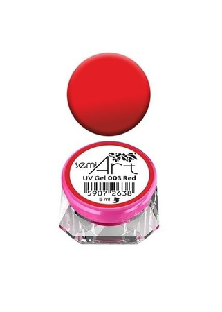 Semilac UV Gel Semi-Art 003 Red - 5 ml