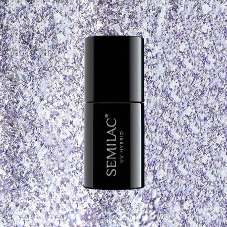 SEMILAC Lakier hybrydowy 297 Violet Shimmer 7ml