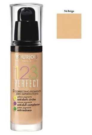 123 Perfect Foundation podkład ujednolicający 54 Beige 30ml