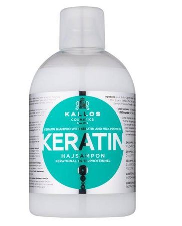 KJMN Keratin Shampoo szampon do włosów suchych i łamiących się 1000ml