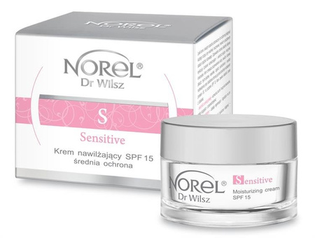 Norel Dr Wilsz Sensitive - Krem nawilżający SPF 15