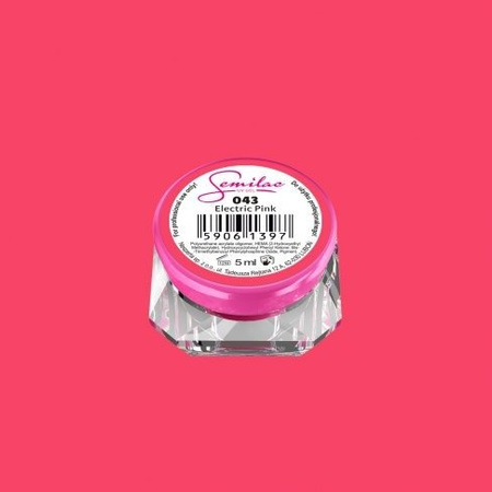 Semilac Kolorowy lakier żelowy 043 Electric Pink 5ml
