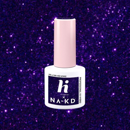 Lakier hybrydowy hi hybrid 5 ml Shiny Violet  #302