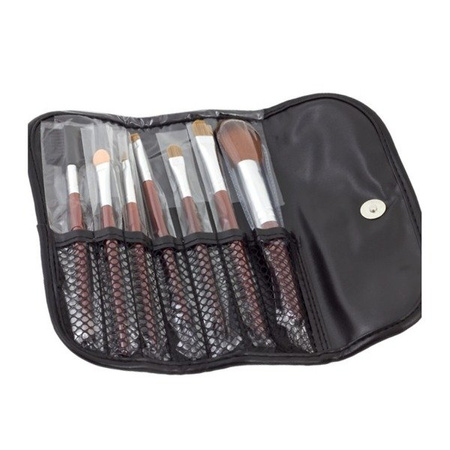 ZESTAW 7 PĘDZLI DO MAKIJAŻU + ETUI PROMOCJA