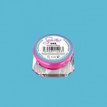 Semilac Kolorowy lakier żelowy 044 Intense Blue 5ml