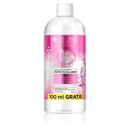 Facemed+ hialuronowy płyn micelarny 3w1 500ml