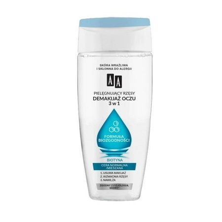 Demakijaż Oczu 3w1 płyn micelarny do cery normalnej i mieszanej 150ml
