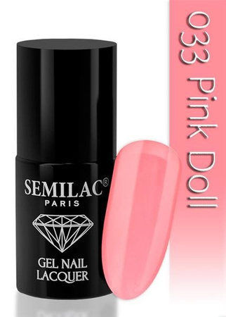 SEMILAC Lakier Hybrydowy Nr 033 Pink Doll 7ml