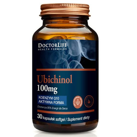 Ubichinol koenzym Q10 aktywna forma 100mg suplement diety 30 kapsułek