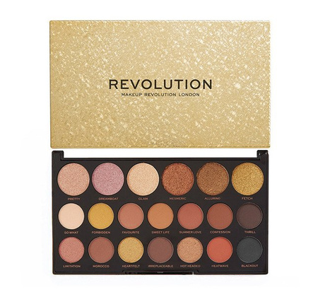 Makeup Revolution Jewel collection paleta 20 cieni  Gilded