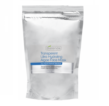 Transperent Ultra Hydrating Algae Face Mask transparentna ultra nawilżająca maska algowa do twarzy saszetka 190g