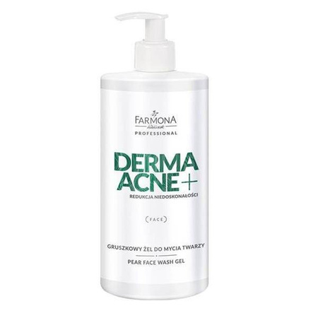 Dermaacne+ gruszkowy żel do mycia twarzy 500ml