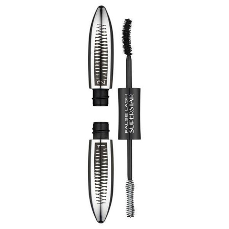 False Lash Superstar Mascara tusz do rzęs Black 2x6.5ml