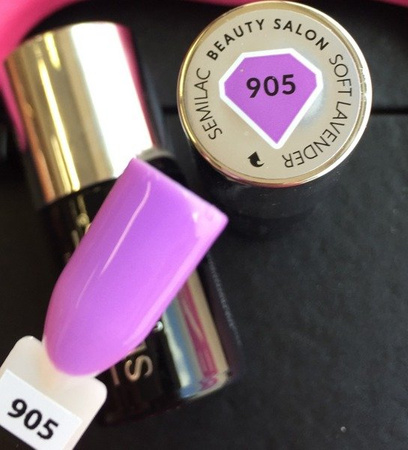 Semilac lakier hybrydowy Salon Beauty Nr 905 Soft Lavender