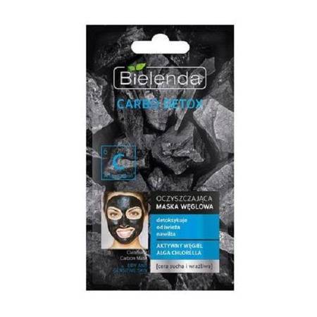 Carbo Detox oczyszczająca maska węglowa dla cery suchej i wrażliwej 8g