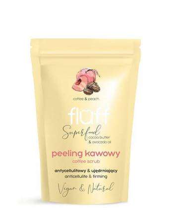 Coffee Scrub peeling kawowy do ciała Antycellulitowy & Ujędrniający Brzoskwinia 100g