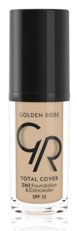 Golden Rose Total Cover 2 in 1 Foundation & Concealer Kryjący podkład i korektor 2w1 05 Cool Sand