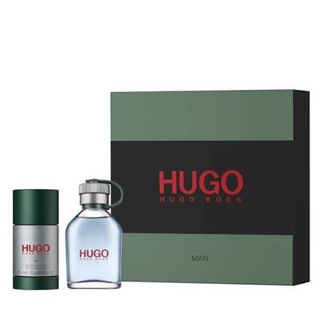 Hugo Man zestaw woda toaletowa spray 75ml + dezodorant w sztyfcie 75ml