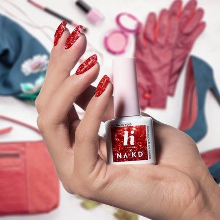 Lakier hybrydowy hi hybrid 5 ml Red Elements  #203