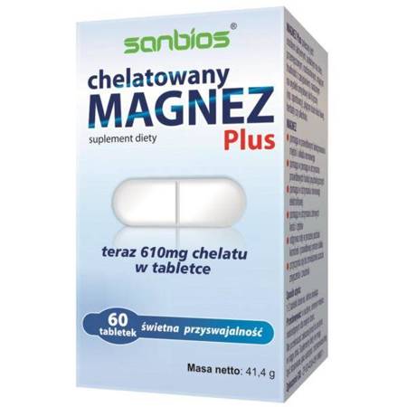 Magnez Plus suplement diety 60 tabletek