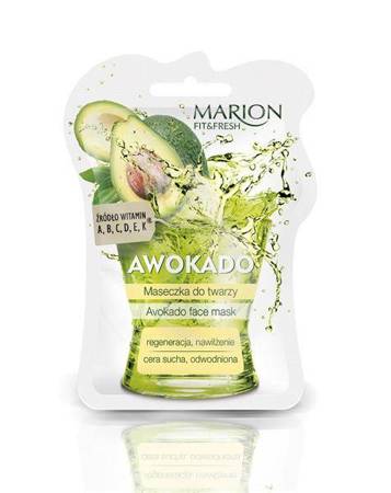 Marion Fit&Fresh maseczka do twarzy regeneracja i nawilżenie Awokado 7.5ml