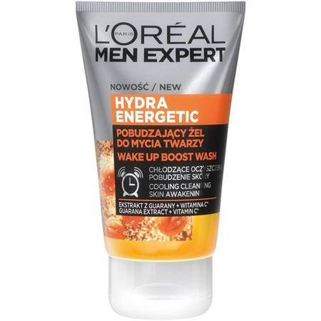 Men Expert Hydra Energetic pobudzający żel do mycia twarzy 100ml