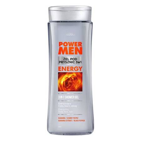 Power Men Energy żel pod prysznic 3w1 300ml