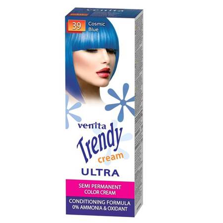 Trendy Cream Ultra krem do koloryzacji włosów 39 Cosmic Blue